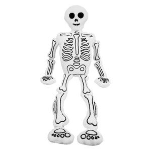 MICHAELS Halloween 36" White Skeleton Pillow